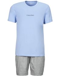 Calvin Klein - Pyjamas/ Nachthemden S/S Short Set - Lyst