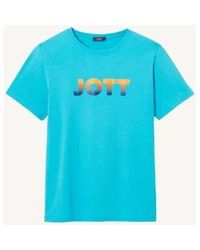 J.O.T.T - T-shirt - Tee Shirt Pietro logo - ciel - Lyst