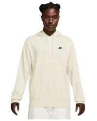 Nike - Sweat-shirt SWEATSHIRT M NK CLUB FT PO HOODIE - SAIL/SAIL/BLACK - S - Lyst
