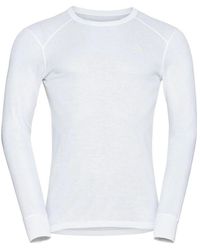 Odlo - T-Shirt Bl Top Crew Neck L/S Active Warm Eco - Lyst