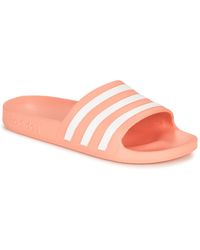 adidas Teenslippers Adilette Aqua in het Wit - Lyst adidas Teenslippers Adilette Aqua in het Wit - Lyst