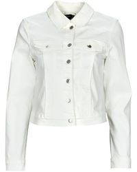 Vero Moda - Spijkerjack Vmluna Ls Slim Dnm Jacket Mix Ga Noos - Lyst