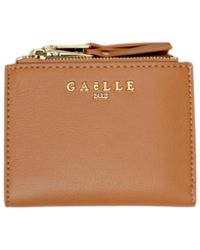 Gaelle Paris - Portefeuille Mini portefeuille caramel Paris - Lyst