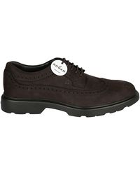 Hogan CHAUSSURES À LACETS HOMME Chaussures - Marron