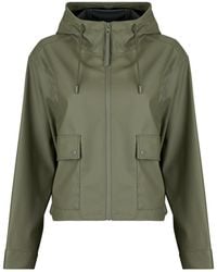 ONLY - Windjacken Onlellen Short Raincoat - Lyst