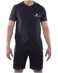 Serge Blanco - Pyjamas / Chemises de nuit Ensemble Pyjama court T-shirt col rond West - Lyst