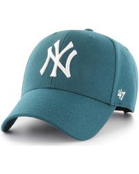 '47 - Casquette 47 CAP MLB NEW YORK YANKEES MVP SNAPBACK PACIFIC GREEN - Lyst