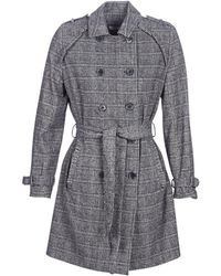 Naf Naf Trenchcoat Abitailoring - Grijs