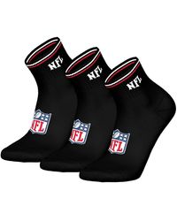 Nfl - Collants & Bas Chaussettes Shield 3Pack Quarter Socks - Lyst