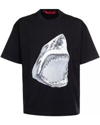 Acupuncture - T-shirt T-shirt requin noir - Lyst