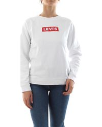 womens white levi jumper