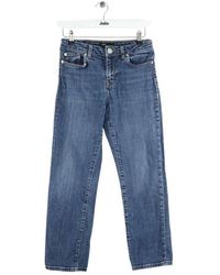 Maje - Jeans Jean slim en coton bleu - Lyst