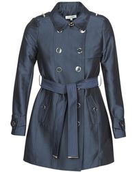 Morgan Trenchcoat Groove - Blauw