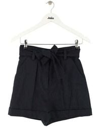 Maje - Short Mini Short Bleu - Lyst