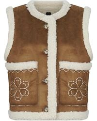 ONLY - Strickjacken Onltakana Emb Waistcoat - Lyst