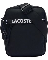 Lacoste - Pochette Sacoche Ref 62841 N37 Noir 21*16*5 cm - Lyst