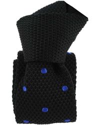 Clj Charles Le Jeune - Cravates et accessoires Cravate tricot Preppy a pois - Lyst
