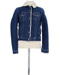 Levi's - Veste Veste En Coton Bleue - Lyst