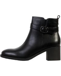 Super Mode - Bottines Bottines À Talon Zip - Lyst