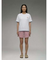 saē paris - T-shirt T-shirt Era blanc / rayures bleues - Lyst