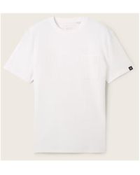 Tom Tailor - T-shirt - Tee-shirt - blanc - Lyst