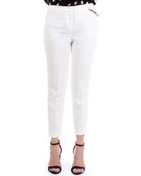 Femme Vêtements Pantalons décontractés élégants et chinos Pantalons capri et pantacourts Pantalon Pennyblack en coloris Blanc 