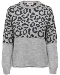 ONLY - Pull 15294969 JADE-LT GREY MELANGE - Lyst