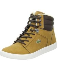 mens lacoste high top trainers