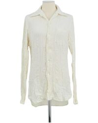 Equipment - Chemise Chemise en soie blanche - Lyst