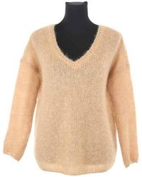 Des Petits Hauts - Pull Pull en laine marron - Lyst
