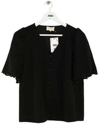 Sezane - Blouses Blouse Noire - Lyst