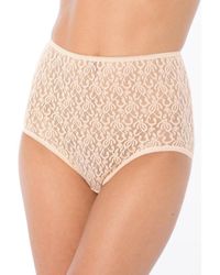 Daxon - Culottes & slips by - Lot de 3 culottes maxi maille dentelle - Lyst