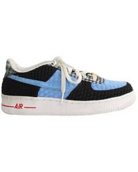 Nike - Baskets Basses Baskets Air Force 1 Bleues - Lyst