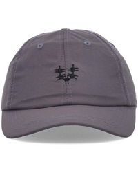 USUAL - Casquette Cappellino Visiera Curva Uomo Racing Cap Anthracite - Lyst