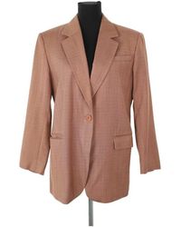 Sandro - Veste Blazer marron - Lyst