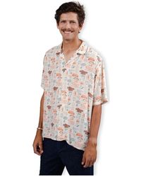 Brava Fabrics - Chemise Buffet Aloha Shirt - Sand - Lyst