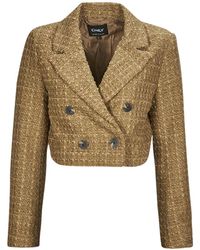 ONLY - Veste Onlnewkennedy Boucle Blazer Otw - Lyst