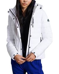 Superdry Classic Faux Fuji Jacket Veste - Blanc