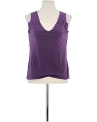 Max Mara - Blouses Top Sans Manche En Coton - Lyst