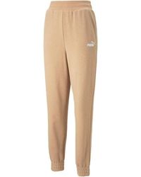 PUMA - Jogging Ess Embroidery High-Waist Pants Tr Cl D - Lyst