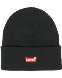 Levi's - Bonnet Levis RED BATWING EMBROIDERED SLOUCHY BEANIE - Lyst