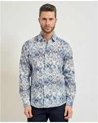 Sseinse - Chemise Chemise Homme À Manches Longues En Coton - Lyst