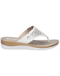 Femme Chaussures Chaussures plates Sandales et claquettes DD 7 Sandales Inblu en coloris Blanc 