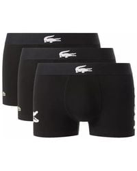Lacoste - Boxers Pack De 3 Stretch Cotton Logo - Lyst