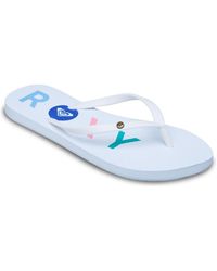 Roxy - Sandales plates Sandy - Lyst