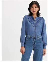 Levi's - Chemise - CARINNA BLOUSE DENIM IN PATCHES 2 - Lyst