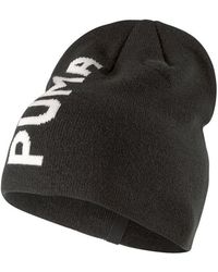 PUMA - Bonnet Ess Classic Cuffless Beanie - Lyst