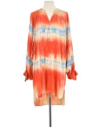 Charlie Joe - Robe courte Robe orange - Lyst