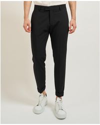 SETTE/MEZZO - Chinots Pantalon classique pour Settemezzo avec ceinture - Lyst