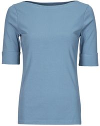 Lauren by Ralph Lauren - T-shirt JUDY-ELBOW SLEEVE-KNIT - Lyst